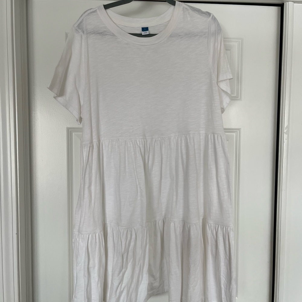 Old Navy White T-Shirt Dress